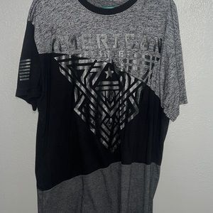 Black and gray American fighter